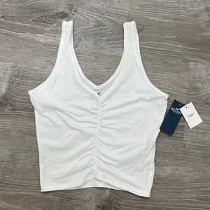 white hollister tank top